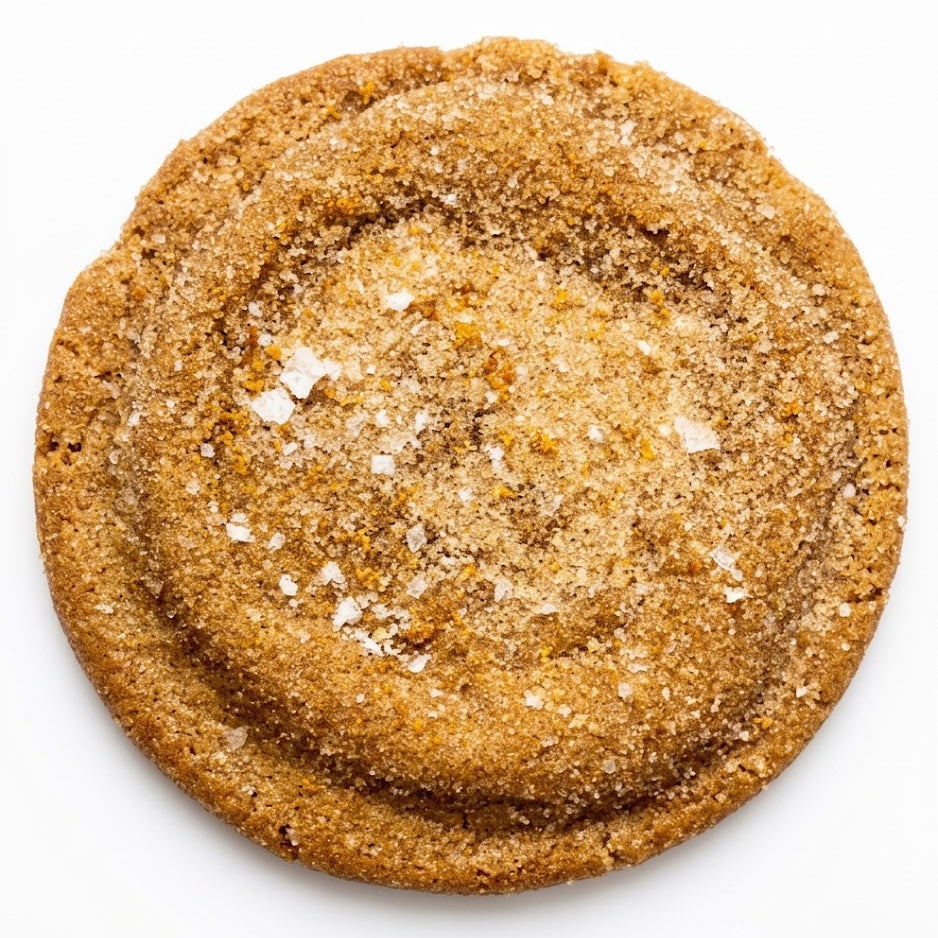 Orange Blossom Snickerdoodle, Best Snickerdoodle in San Diego. Best Cookies in San Diego. A brown butter cookie infused with orange blossom water, covered in cinnamon sugar and orange zest. corporate gifting, corporate catering, award winning cookies